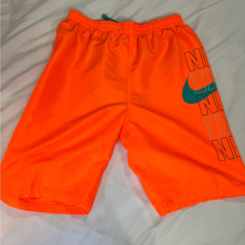Nike Vibrant Orange Sports Shorts
